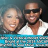 Usher & Victoria Monét Shine Bright at the 2024 ASCAP Rhythm & Soul Music Awards